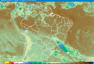 Ciclone extratropical se afasta do Brasil e frio entra forte no centro-sul | Foto: Climatempo