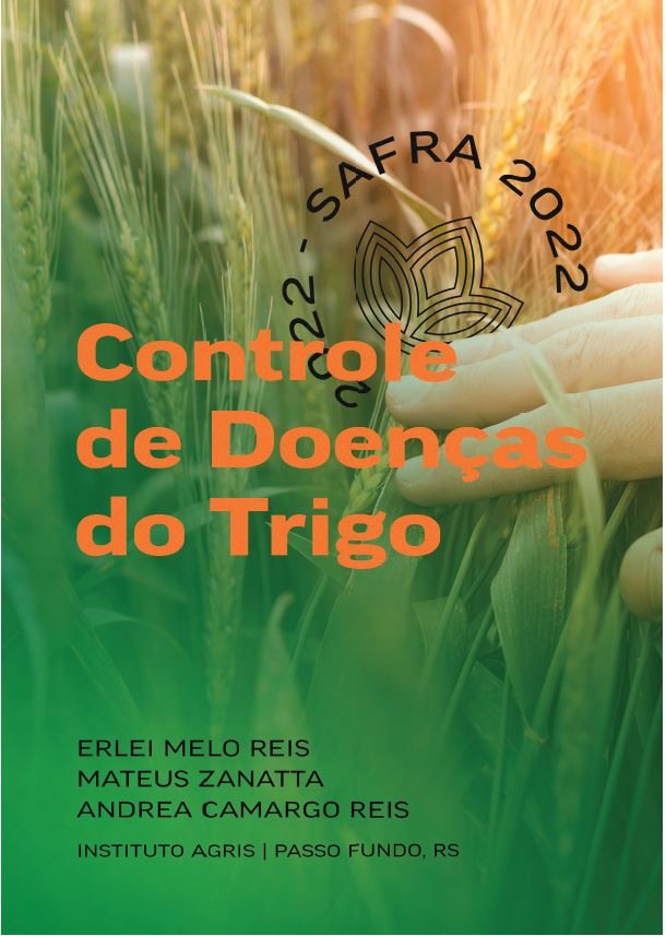 Foto de capa do livro Controle de doenças do trigo - Safra 2022.