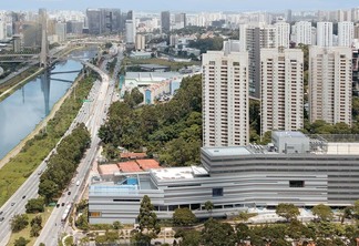 Foto de edifícios em São Paulo. Foto de edifícios em São Paulo.
