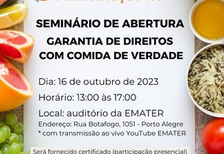 Fonte: Divulgação Emater Fonte: Divulgação Emater