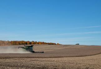 Colheita da soja Colheita da soja