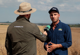 Entrevista com produtor rural Carlos eduardo Pires para o projeto Desafios da Soja - Foto: Destaque Rural