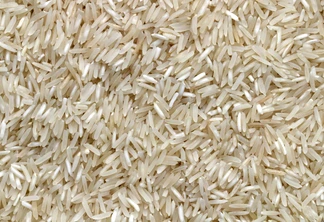 Foto de grãos de arroz. Foto de grãos de arroz.