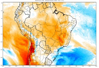 Gráfico da temperatura do brasil para os próximos dias. Gráfico da temperatura do brasil para os próximos dias.