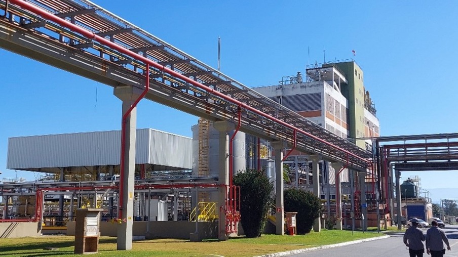 Planta de formulações da BASF, em Guaratinguetá (SP) Planta de formulações da BASF, em Guaratinguetá (SP)