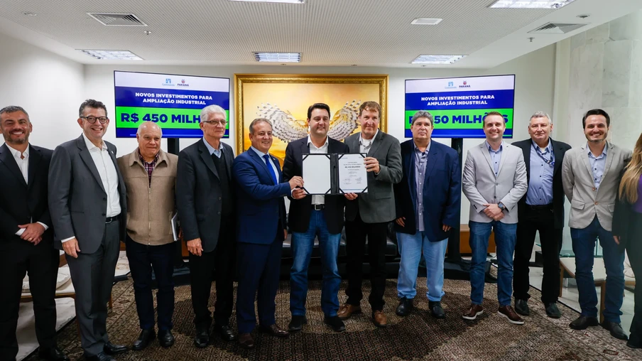 O anúncio foi feito em reunião de representantes do grupo com o governador Carlos Massa Ratinho Junior | Foto: Divulgação O anúncio foi feito em reunião de representantes do grupo com o governador Carlos Massa Ratinho Junior | Foto: Divulgação