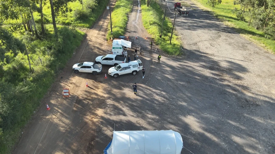 Barreiras volantes foram ativadas nesta sexta em Montenegro. Barreiras volantes foram ativadas nesta sexta em Montenegro.