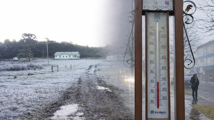 Estações meteorológicas registraram hoje cedo no Rio Grande do Sul mínimas de 1,5ºC em São José dos Ausentes | Foto: Metsul/Divulgação Estações meteorológicas registraram hoje cedo no Rio Grande do Sul mínimas de 1,5ºC em São José dos Ausentes | Foto: Metsul/Divulgação