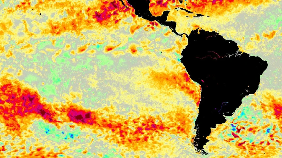 Condições de La Niña chegam ao fim e Oceano Pacífico Equatorial ingressa em curto período de neutralidade antes de um provável evento de El Niño | Foto: NASA/Divulgação Condições de La Niña chegam ao fim e Oceano Pacífico Equatorial ingressa em curto período de neutralidade antes de um provável evento de El Niño | Foto: NASA/Divulgação